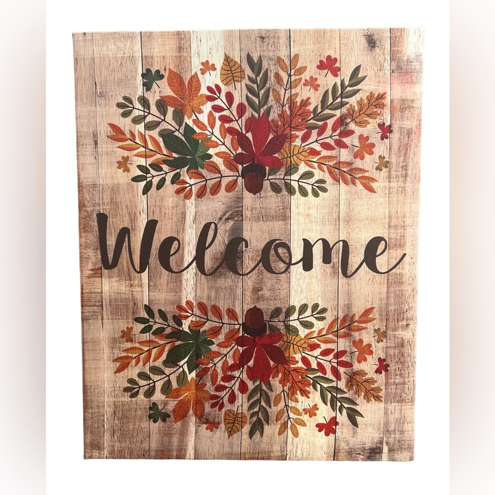 Fall Welcome Canvas